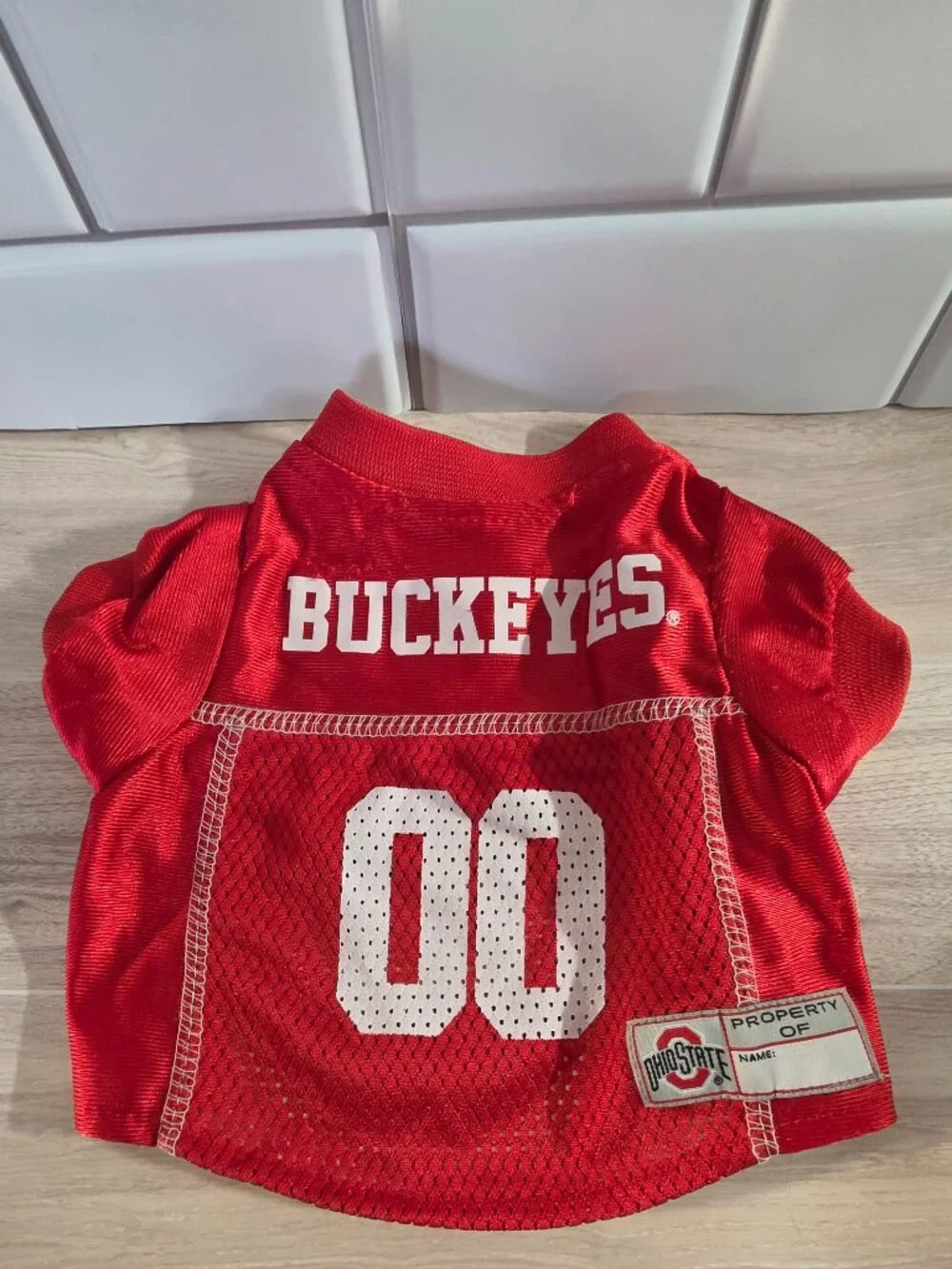 THE Ohio State Buckeyes Dog Jersey size Small - gently used